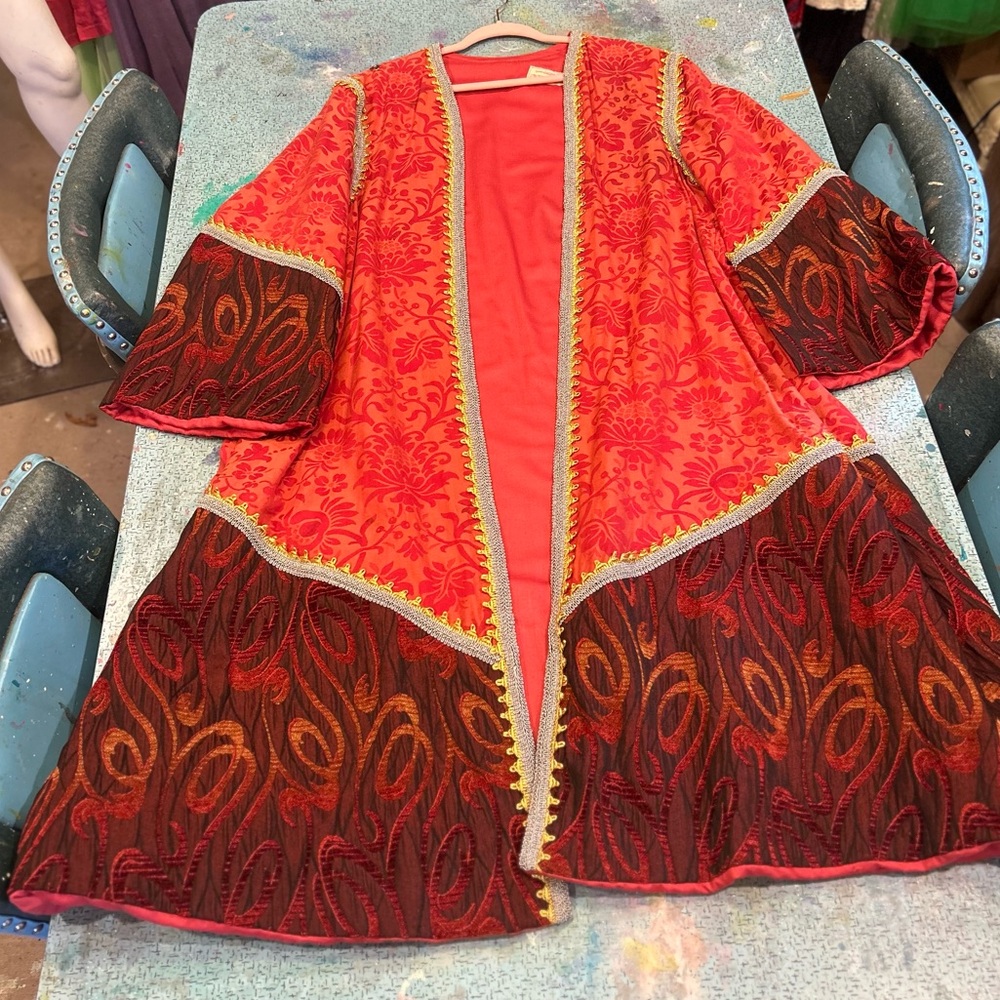 Vintage Tapestry Duster Jacket
